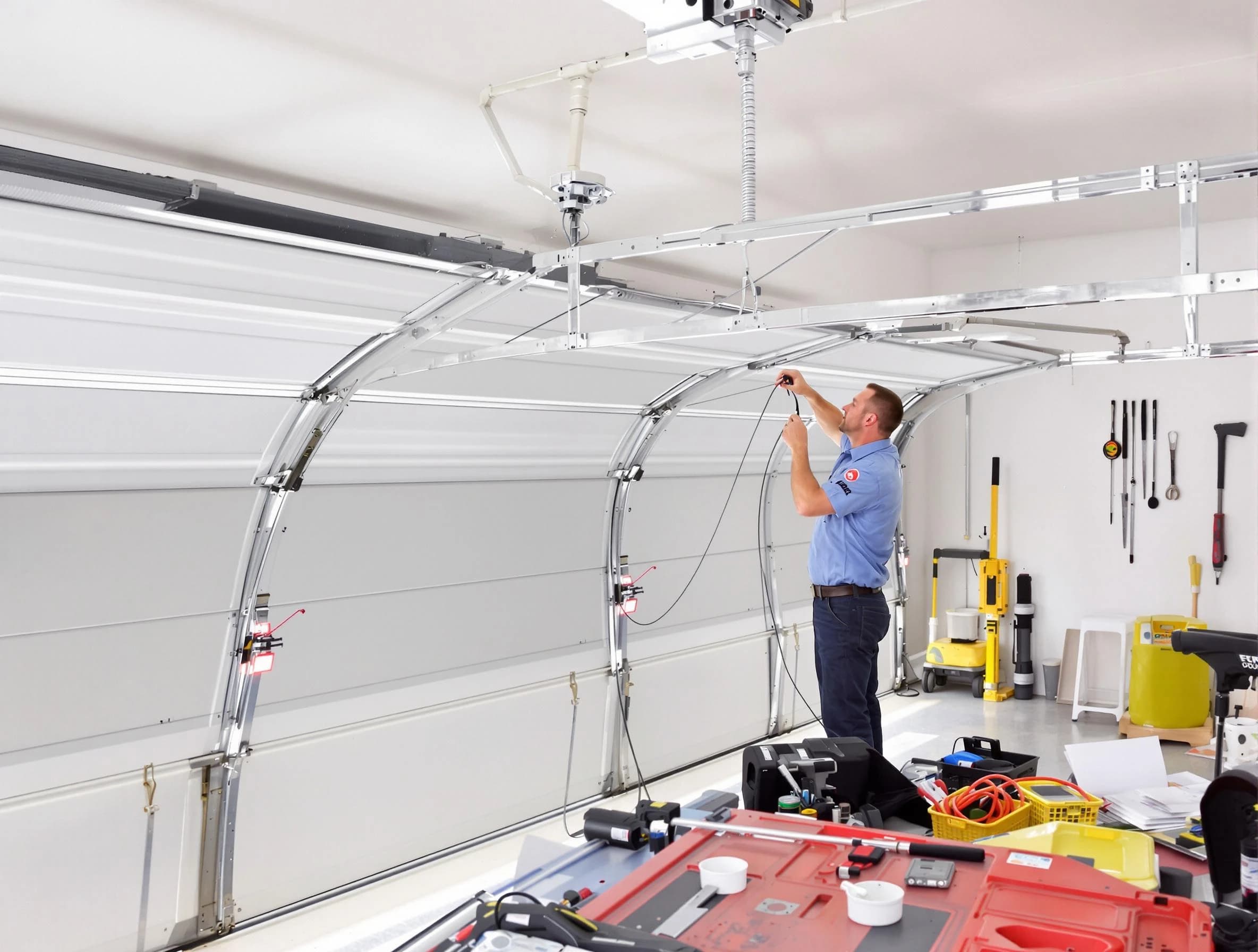 Garage door cable repair service by Cranberry Garage Door Repair in Cranberry