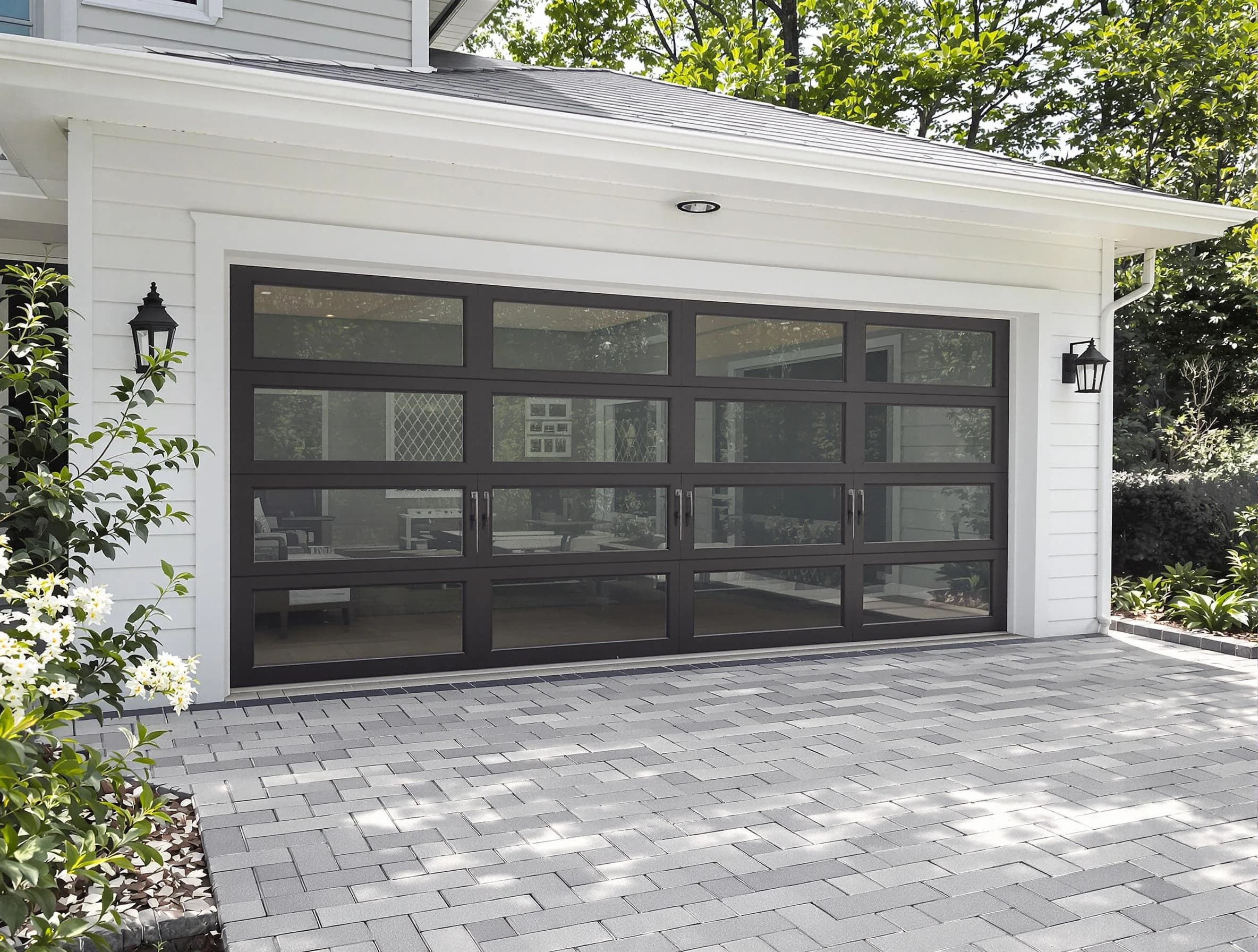 Cranberry Garage Door Repair design specialist presenting custom garage door options to Cranberry homeowner