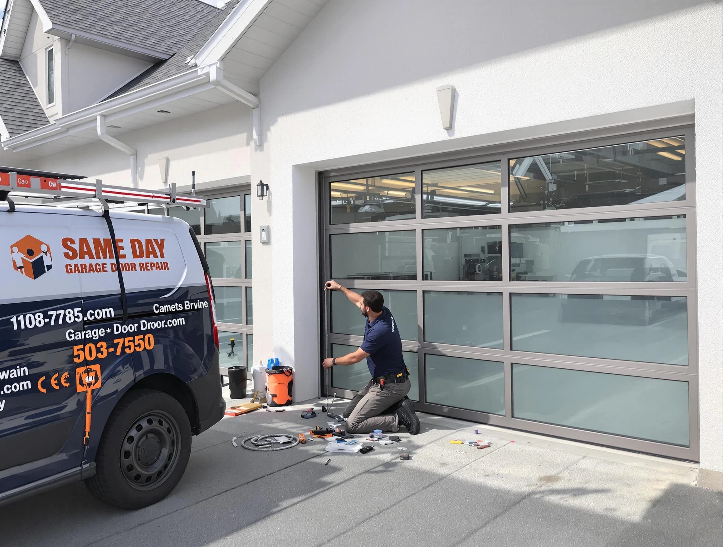 Same-day garage door repair service by Cranberry Garage Door Repair in Cranberry