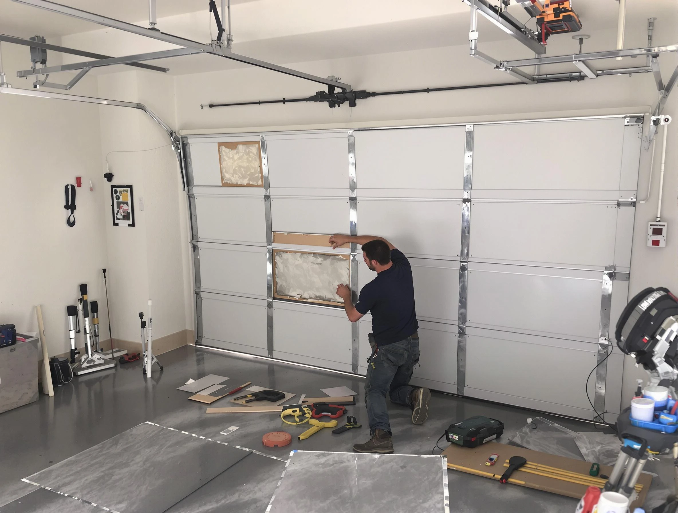 Garage Door Panel Repair in Cranberry