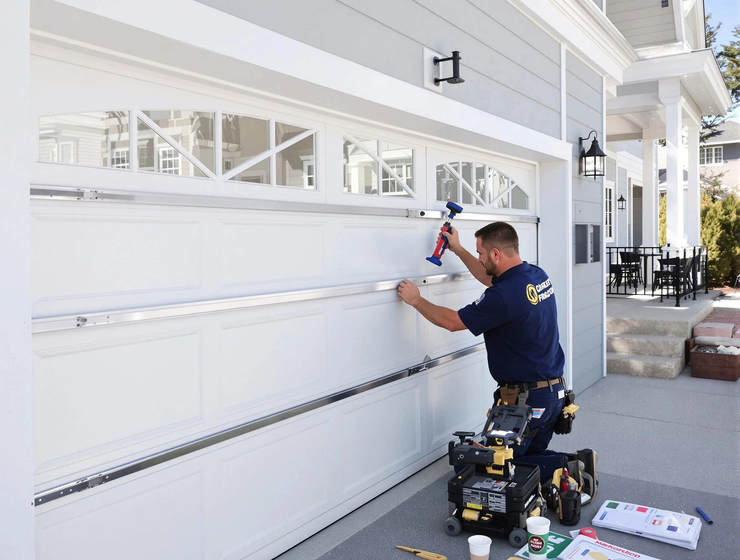 Professional garage door installation by Cranberry Garage Door Repair in Cranberry